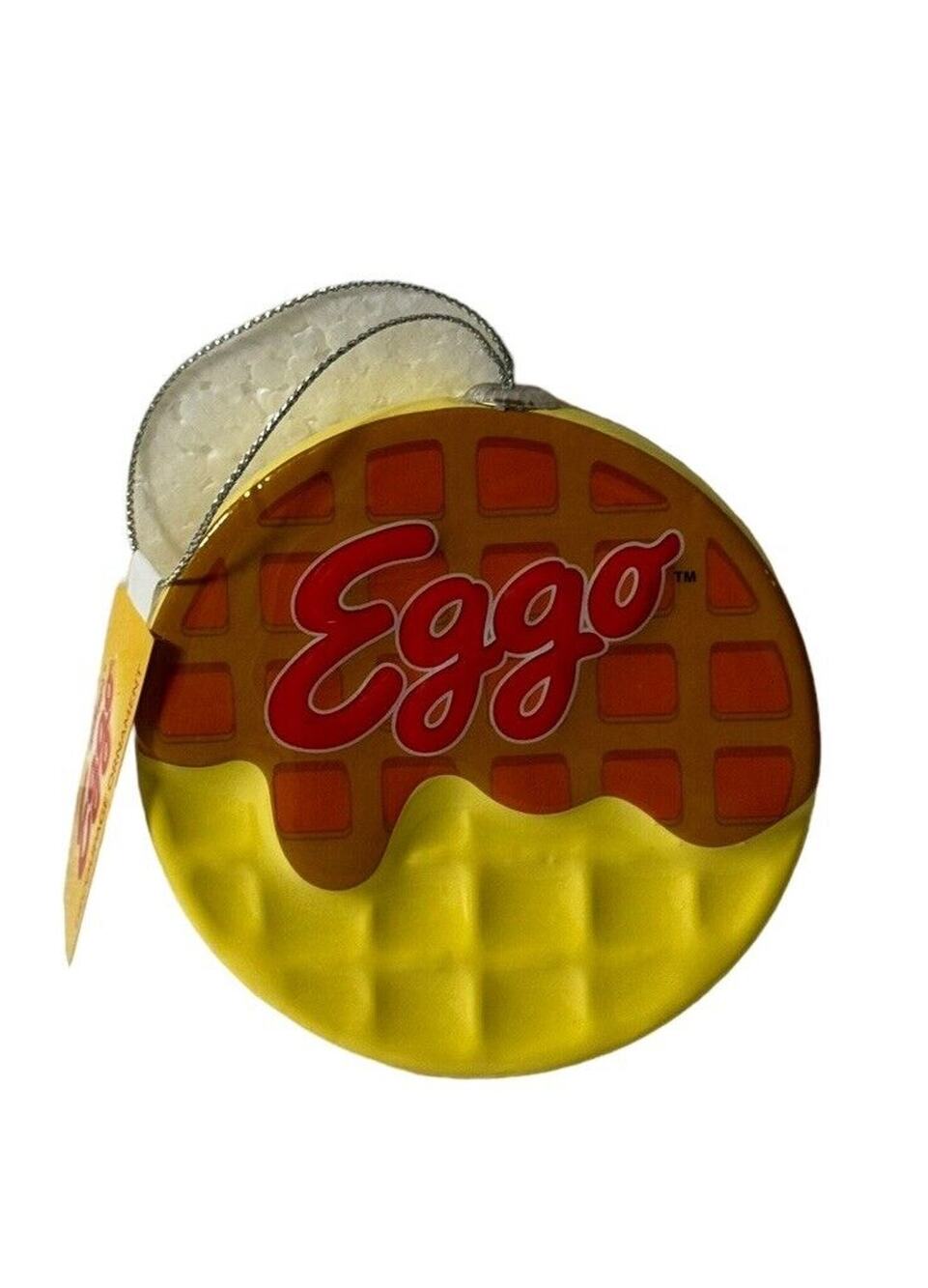 Kellogg's L'eggo My Eggo Waffle Faux Food Christmas Decoupage Ornament 2023 3”